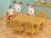 Sylvanian Families Furniture Table ST Mark Certified Ages Toy Dollhouse Sylvanian Families Epoch EPOCH [Dining Set] KA-421 3+ Co., Ltd.