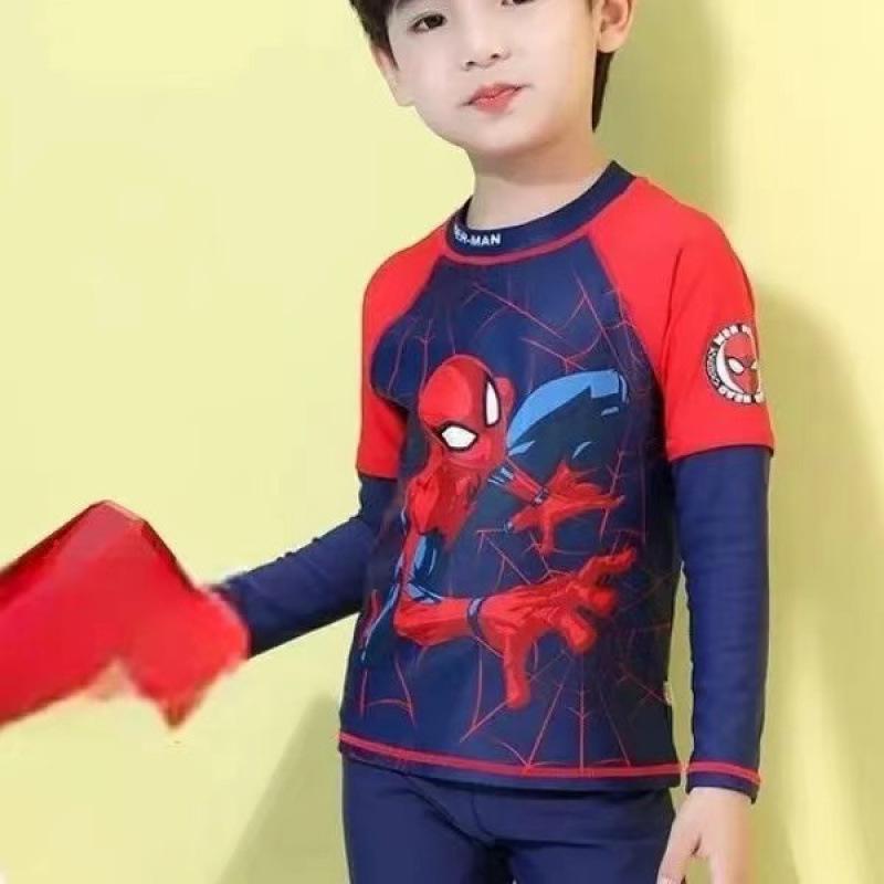 Children s Swimsuit Boys  and Children s Suit Boys  Swimsuit Split Swimsuit Medium and Older Children s Sunscreen Quick-Drying Swimming Suit L