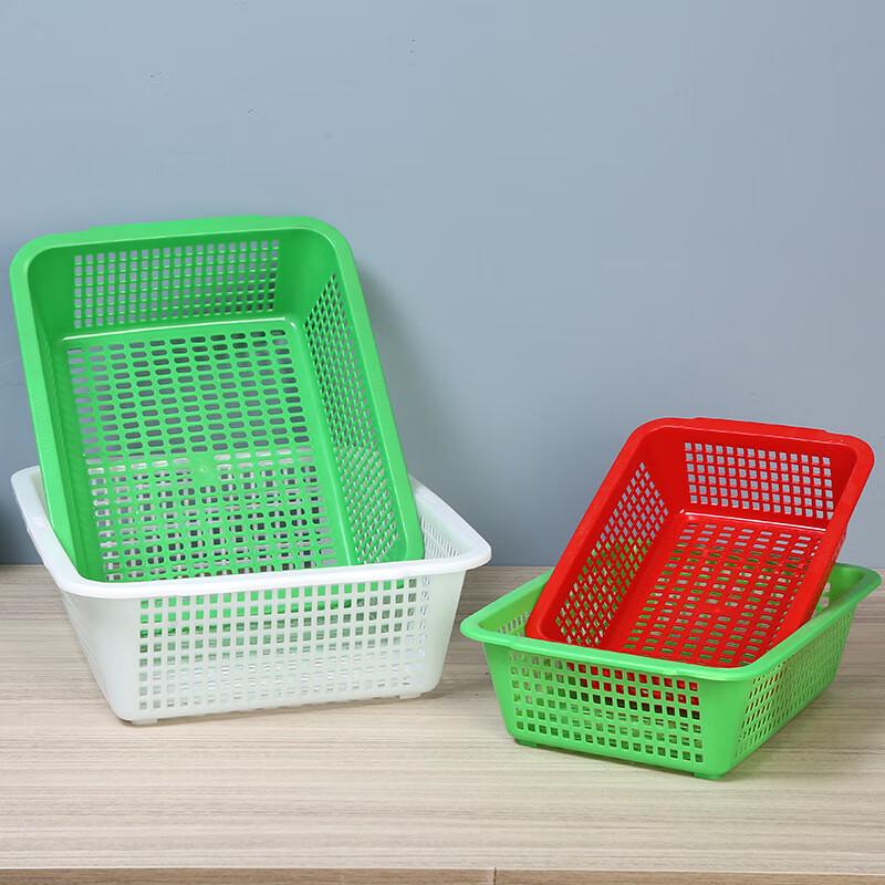 Thickened Rectangular Plastic Storage Basket