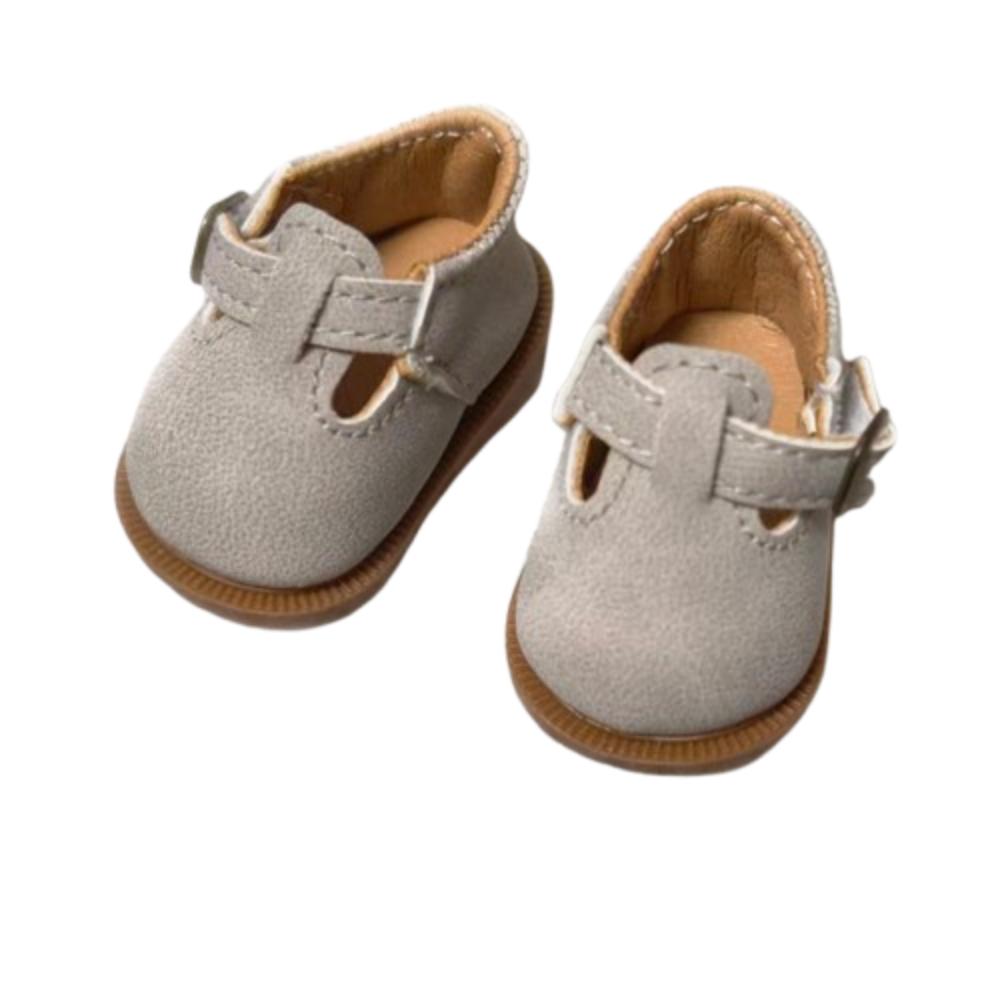 1pair Black Brown Doll Leather Shoes Boots Pretend Play Dolls Uniform Shoes Bjd Doll Shoe  For Penny