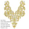 Practical Soft Polyester Yarn Flower Clothes Patch Dress Shirt DIY Embroidery Fabric Lace Neckline for Gifts
