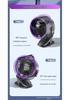 Rechargeable Mini USB Clip-on Desktop Fan with Digital Display for Home, Office, and Dorm.