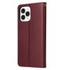 For iPhone 11 Pro Max Case Magnetic PU Leather Stand Flip Phone Cover
