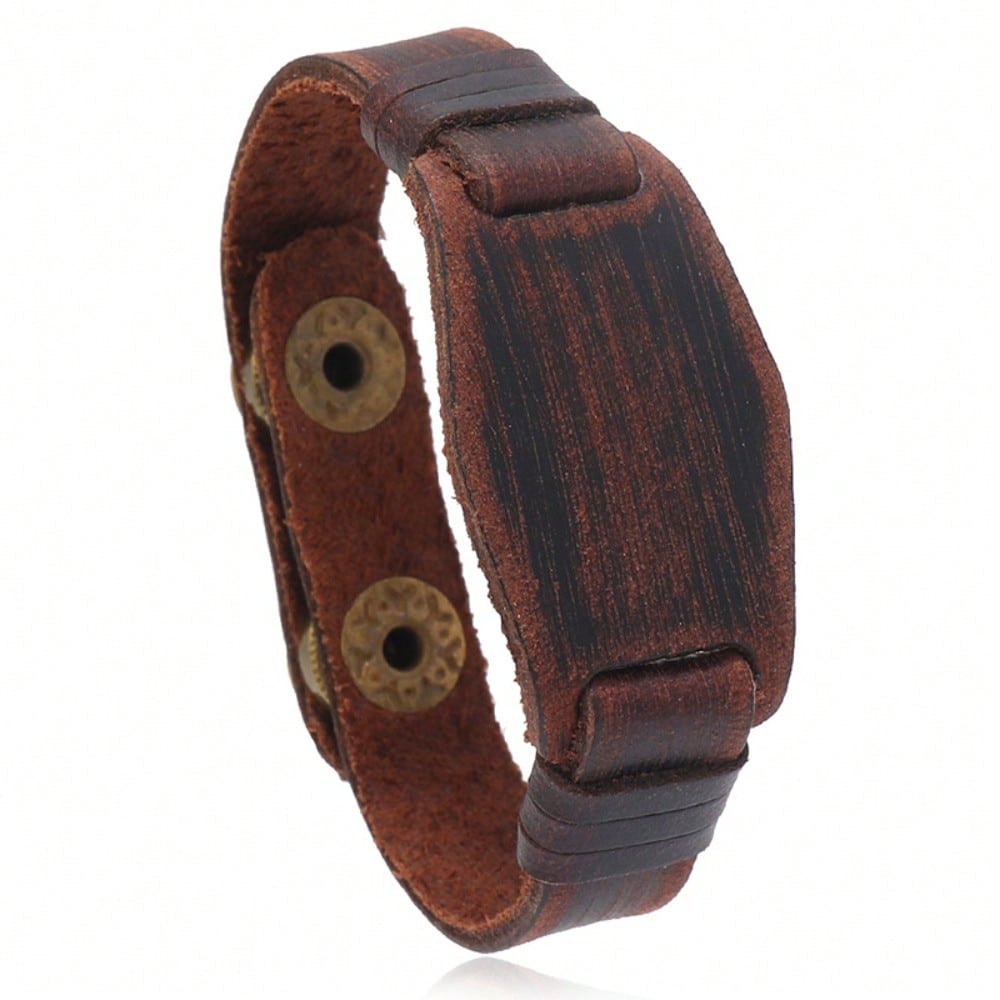 Bracelets Rétro Européens et Américains, Bracelets Punk, Bracelets Tressés pour Hommes A multicolore