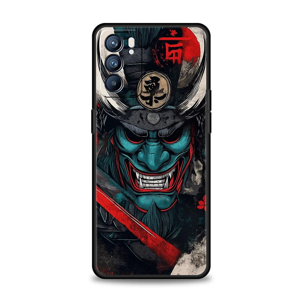 

Японский Бусидо Самурай Чехол Для Oppo Reno14 Reno13 Reno12 11 F 10 Find X5 X9 Pro A54 5G A53 A52 A9 A78 4G A79 A80 A98 Обложка For Oppo A9 2020