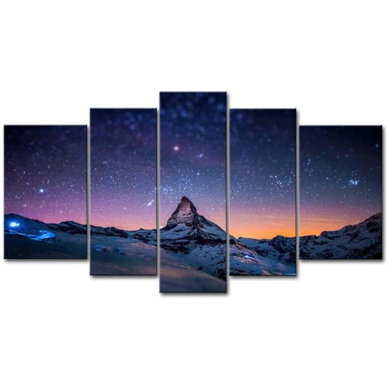 5 Piece Canvas Wall Art Panel Modern Artwork Canvas  Prints for Home Decor