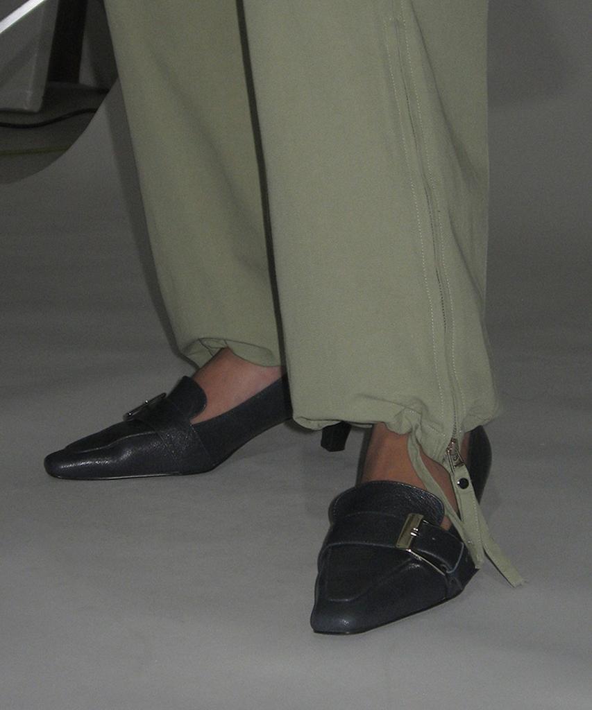 PARTIMENTO WOMEN Double Layered Waist Cargo Pants_Light Khaki