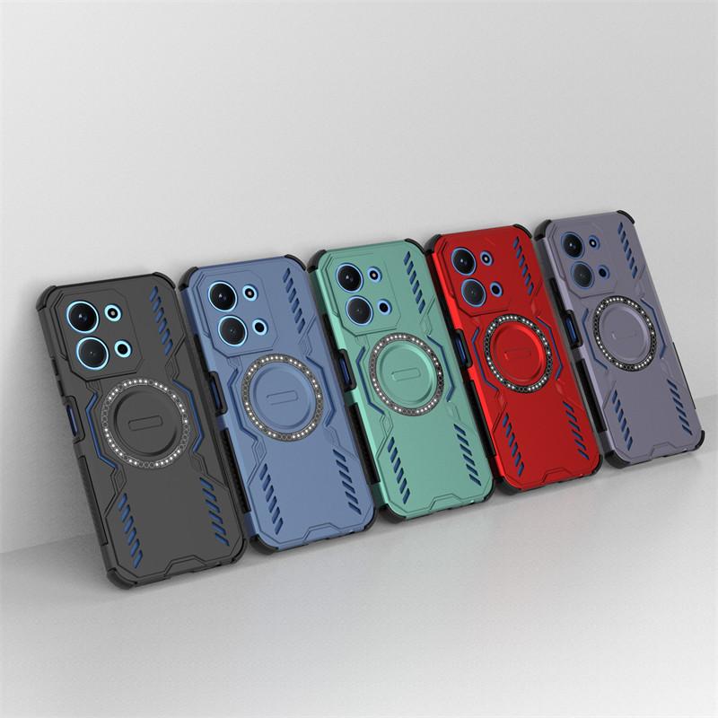 For Xiaomi Redmi 15C Case Redmi 15C Cover Heat Dissipation Magnetic Wireless Charging Bumper Protective Phone Cases On Redmi 15C