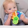 Fat Brain Toys Fat Brain Toys Dimple Clutch Baby Toy Teething Fidget Toy Genuine Lime Green FA348-1 Yellow, Blue,