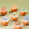 Luminous Eggshell Chick Toy, 10pcs Kindergarten Gift, DIY Resin Micro Landscape Decor, Children's Product