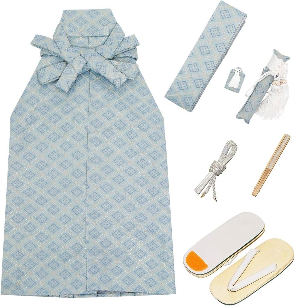 Shichigosan Boys Hakama Set Accessories Ages 5 and 3 Diamond Hakama String [KYOETSU] [Kyoetsu] (Narihira Green, 60cm)