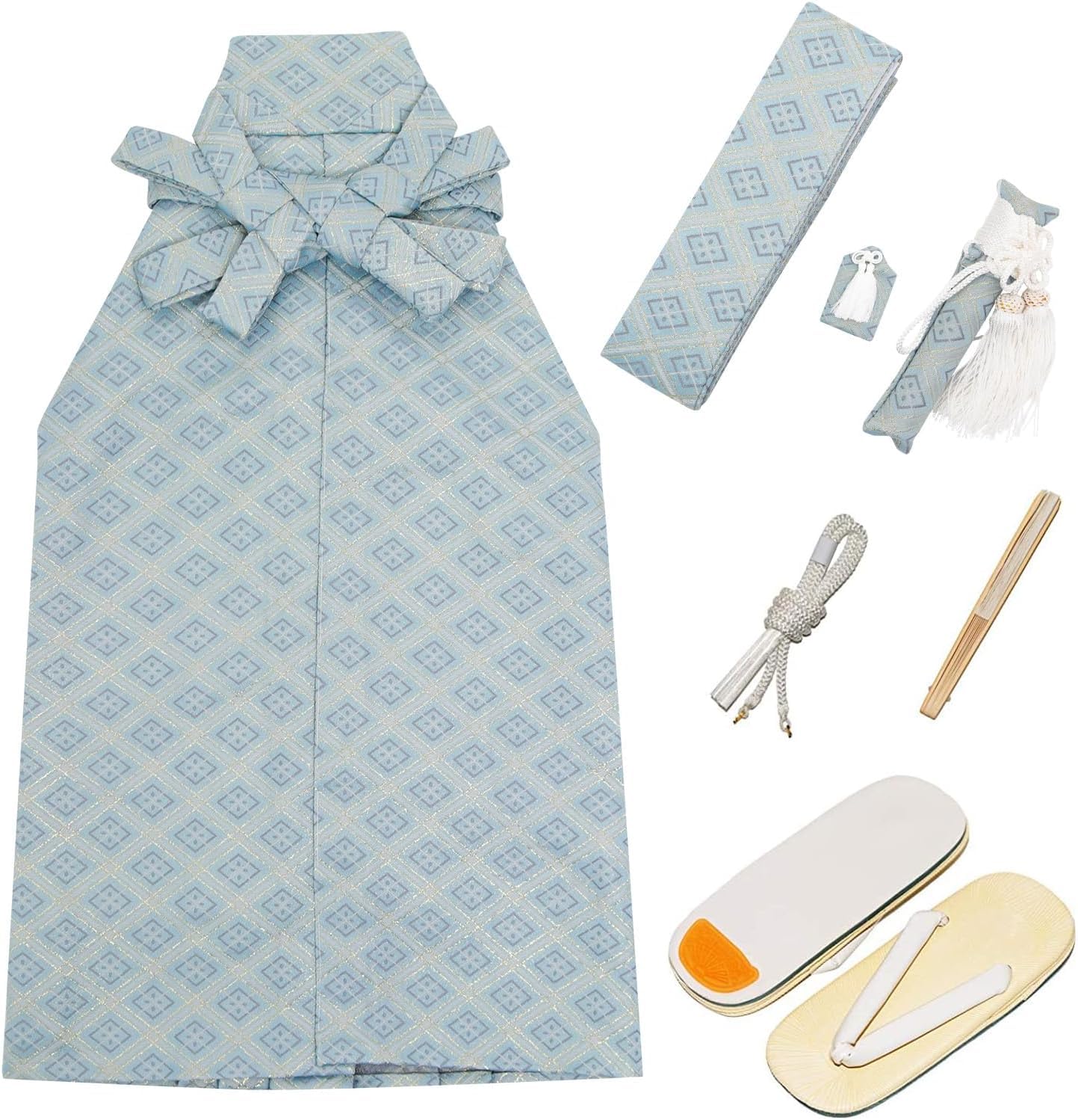 

Ситигосан Набор Хакама для мальчиков Аксессуары Возраст 5 и 3 года Алмазная тесьма для хакама [KYOETSU] [Kyoetsu] (Нарихэра Грин, 60 см)