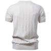 AIOPESON T-shirt a Righe 100% Cotone da Uomo Colore Unico Girocollo Morbidezza al Tatto Comode Casual Abbigliamento Estivo Top