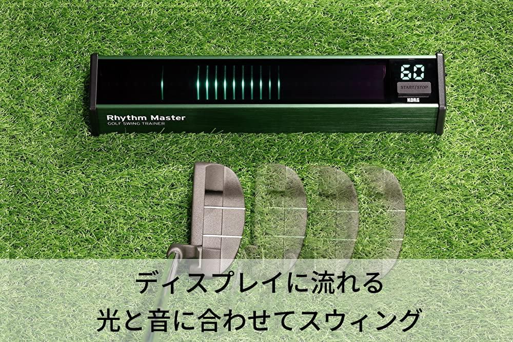 KORG Golf Swing Practice Metronome, Rhythm Master RM-01, for Golfers, Tee Shots, Approaches, Putting, and Form Improvement