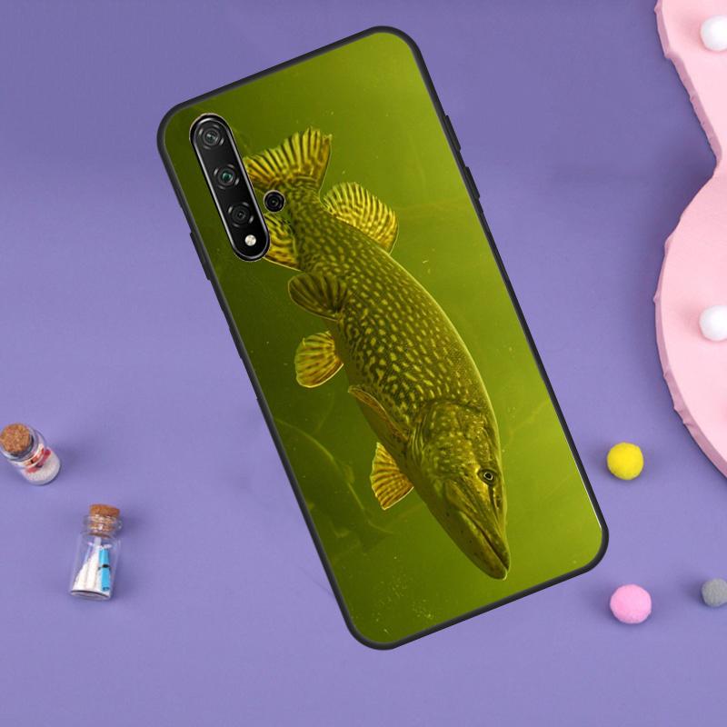 CARP FISH FISHING For Huawei Nova Y61 Y60 Y70 Y72 Y73 Y90 Y91 9 10 SE 7i 8i 11i 12i P30 P40 Lite P60 Pro Case
