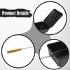 Campfire Popcorn Popper,Popcorn Maker Portable with Wooden Handle Nonstick Cooking Pot Grill Pan for