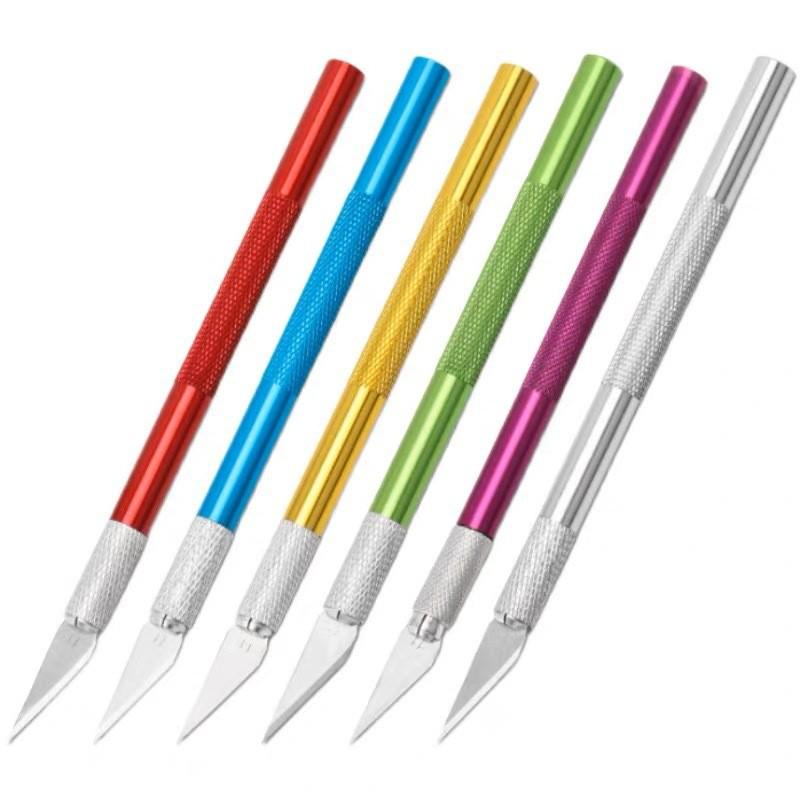 Aluminum Alloy Craft Knife for Mobile Film, Paper, and Rubber Stamp Carving