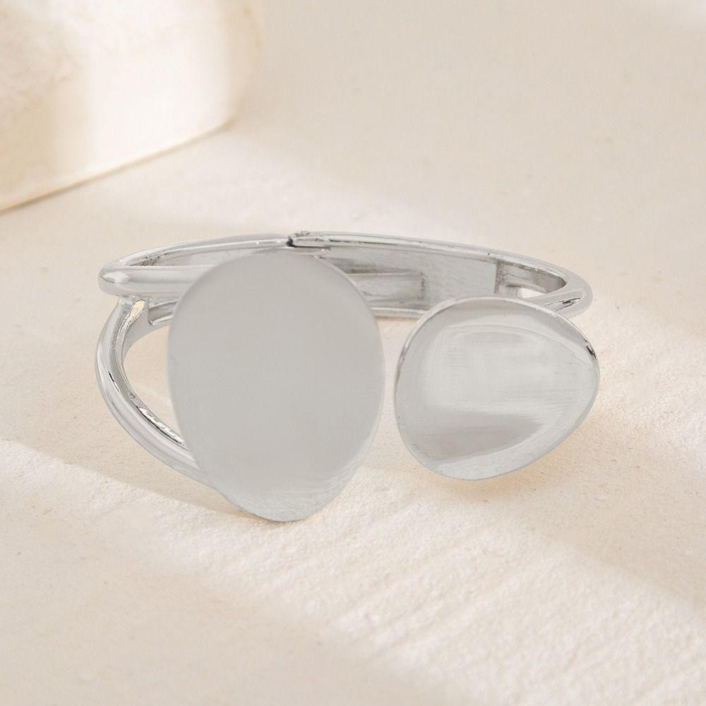 Asymmetric Teardrop Spring Bracelet Punk Style Open Bracelet Fashion Irregular Bracelet Woman