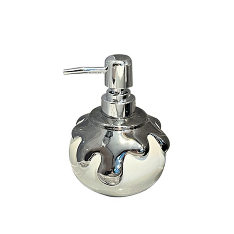 Simple Hand Sanitizer Bottle Creative Ceramic Soap Dispenser Hotel Toilet Lotion Bottle Storage Bottle Home Bathroom Accessories