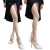 Women Chinese Style Sexy Hollowed Sheer Fishnet Pantyhose Rose Flower Jacquard Patterned Vintage Leggings Mesh Tights