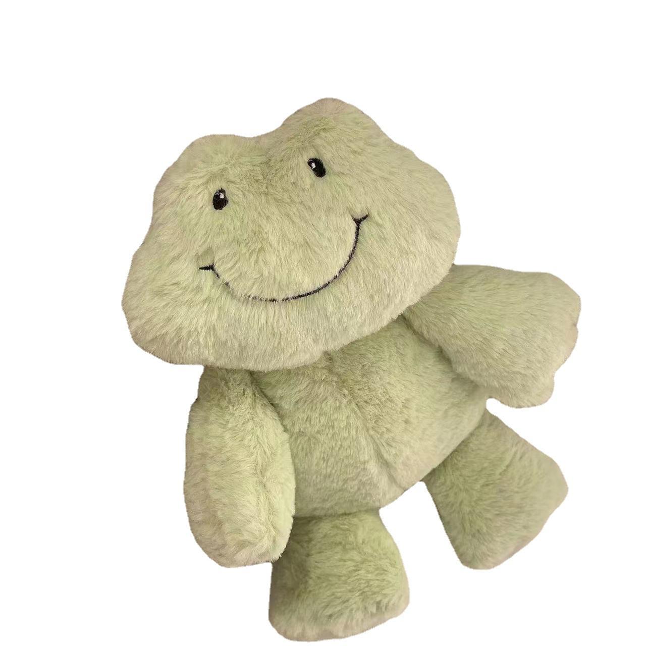 

Конфета Короткий Плюшевый Внешний Вид Дизайн Маленький Другой Размер Плюшевая Кукла Счастливая Улыбающаяся Лягушка Животное 35CM