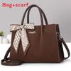 Classic Pu Tote Bag For Women With Large Capacity And Retro Style For Daily Use