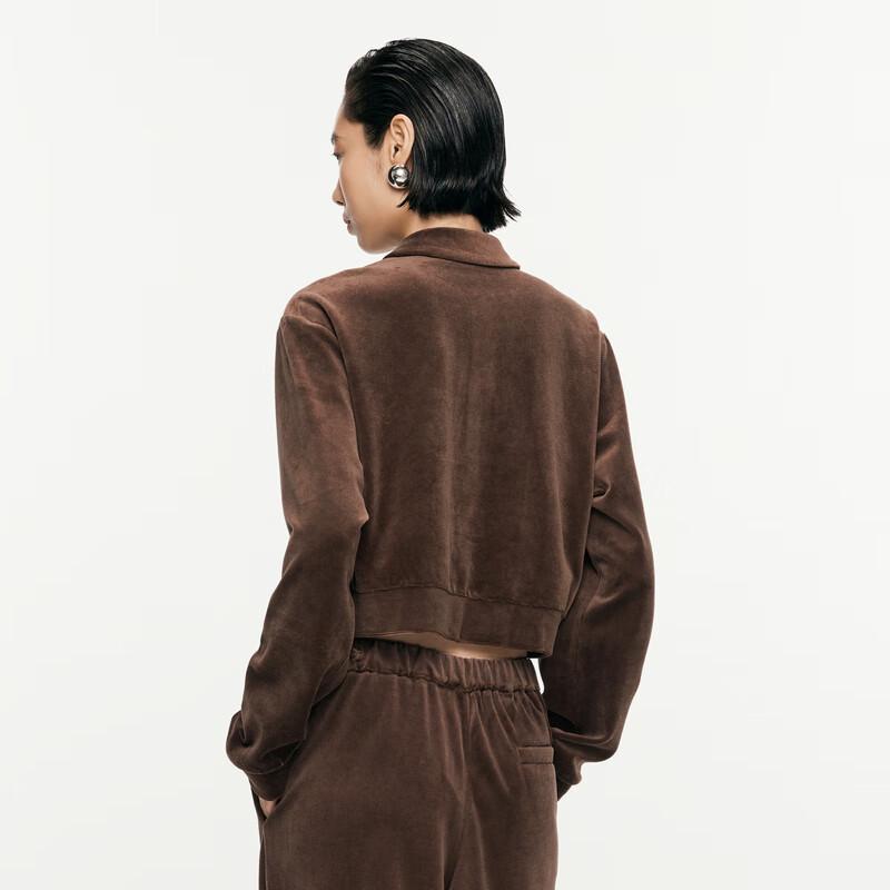 JNBY 24 Autumn Polo Collar Pullover Sweatshirt