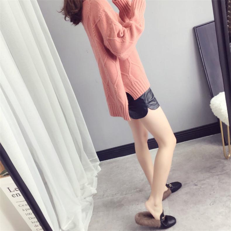 Thicken Warm High Collar Sweater for Women Pullovers Casual Loose Bottoming Tops Knitwears Clothes