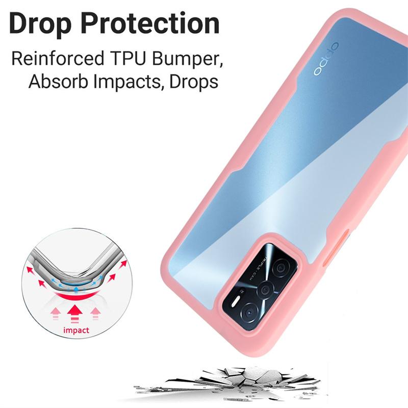 360 Full Clear Shockproof Back Cover For Oppo A16 A16s A54s Case Screen Camera Protection Phone Cases for OppoA16 A 54s Funda