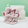 3d Candle Silicone Mold, Sculpture Candle Mold for Candle Resin Craft Gypsum Ornament Home Decorations