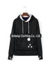 European and American Hot-Selling Embroidered Pet Hoodie with Large Pocket - Winter Plus Velvet Style