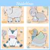Wooden Animal Puzzle For Kids With Educational Cognitive Skills For Early Learning Toys