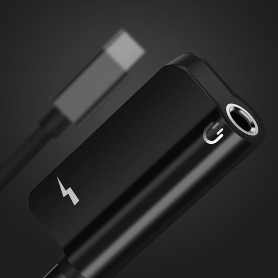 2 in 1 Audio 3.5mm Headphone Type-C to Jack Charging Converter Cable Adapter