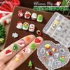 3D Christmas Tree Snowman Sweater Nail Art Silicone Mold Decor