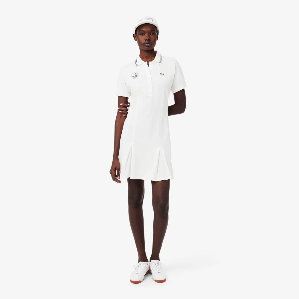 [lacoste] Women's Miami Open Short Sleeve Piqué Dress EF0437-56G70V