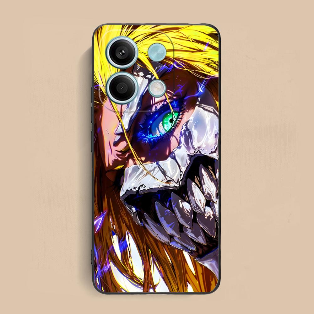 Bleach Tier Harribel Cell Phone Case for Xiaomi Redmi Note 14 13 12 11 S Pro Plus 4G 5G Colorful Printing Cover Luxury Pretty