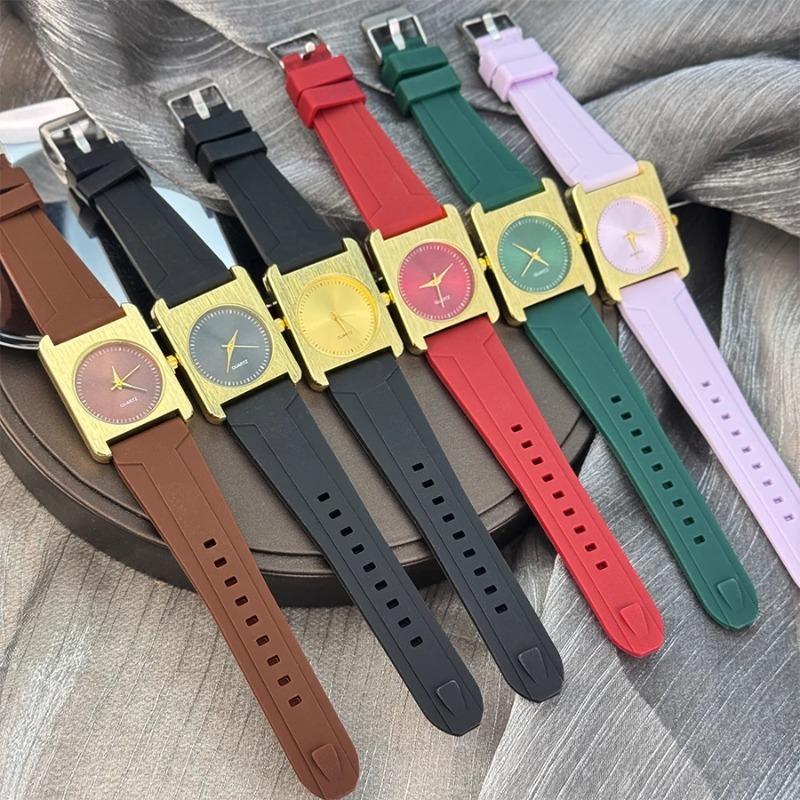 Women Watch Silicone Strap Fashion Quartz Watches Ladies Wristwatch Clock Festival Gift Valentine's Day Relojes De Mujer