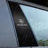 Auto Emblem Mittelsäulenaufkleber Auto Tür Dekorative Aufkleber Für Mercedes Benz AMG W212 W205 W246 W177 W176 W213 GLC GLE GLS ML Willkommen Laserlampe