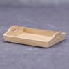 1:12 Dollhouse Miniature Wooden Plate Simulation Tray Model For Doll House Decor