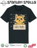 I Hate People Funny CAT T-Shirt Mens Womens Tees Top Pet Gift /  Cotton Top