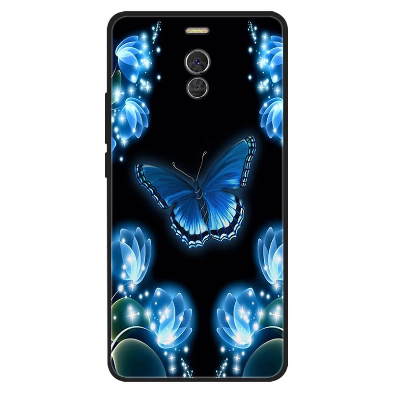 For Meizu M6 Note Case Silicone Cat Painted Soft Black Cover for Meizu M6Note M3 Note 8 Cover TPU Coque Protective Capa