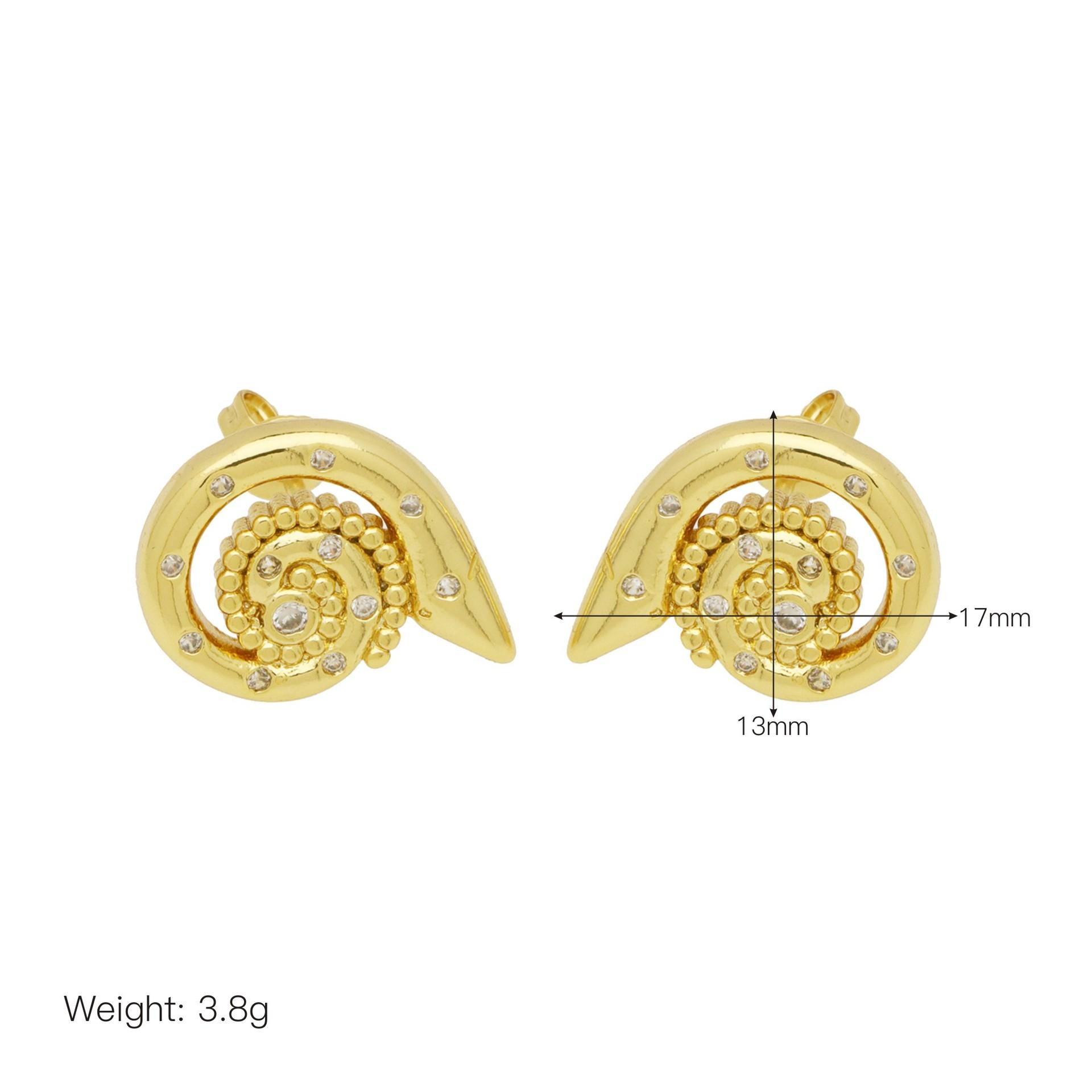 

Серия Океан Дельфин Морская Рыба Раковина Краб Морская Звезда Гребешок Мини-серьги с полным цирконом Серьги