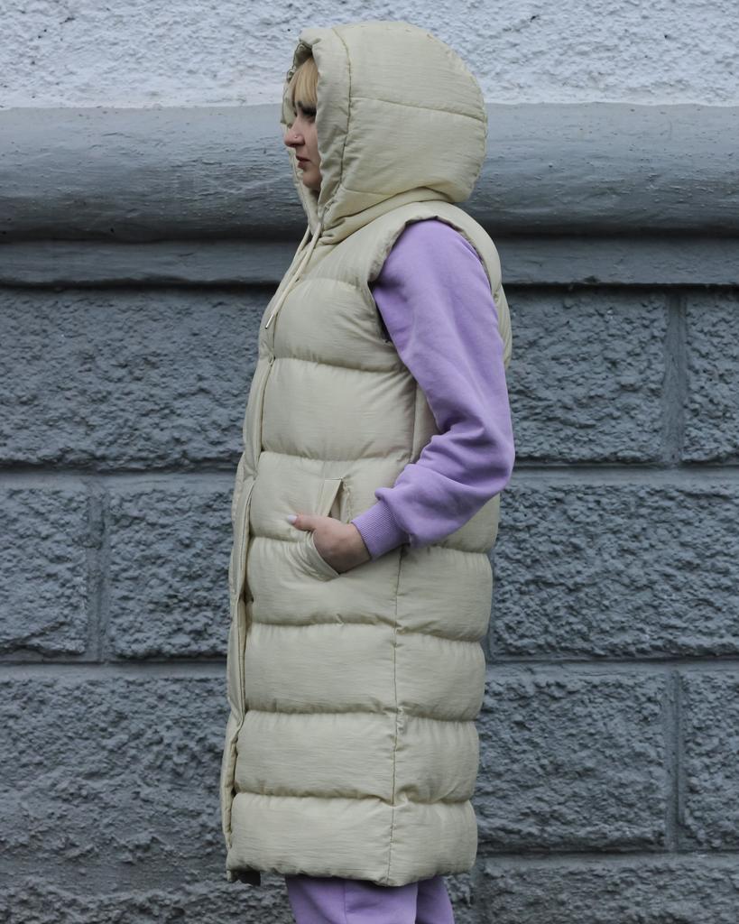 Women's Beige Vest Safari 22410