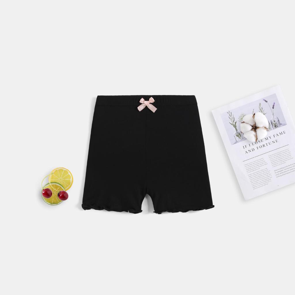 Letnie Szorty Bezpieczeństwa Modal dla Dziewcząt - Lekkie, Zapobiegające Ekspozycji, Legginsy Trzy Czwarte dla Studentek