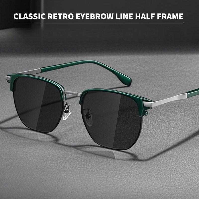 Non-polarized Vintage Square Sunglasses Women Men Metal Frame Sun Glasses Female Eyewear