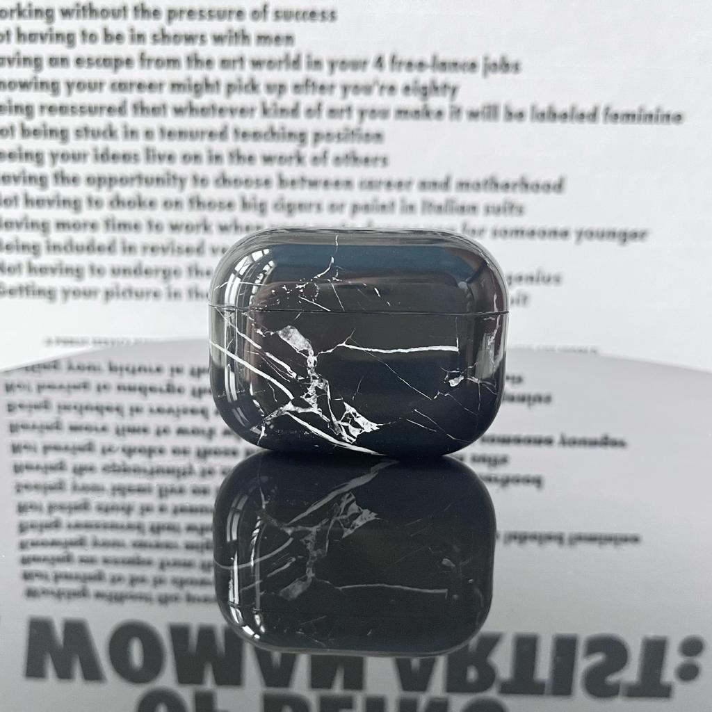 Marble Earphone Case for AirPodsPro2 Earphone Case PC All-inclusive Earphone Case