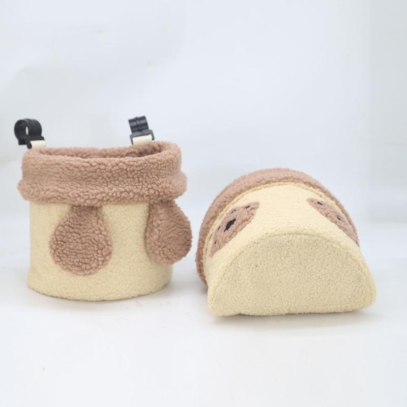 2 Piece/set Baby Bed Storage Hanging Bag Feature Tear Resistant Fabric And No Tool Needed Secured Hook Design