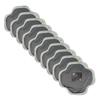 10Pcs 128mm Car Natural Rubber Tire Tyre Puncture Repair Cold Patch Tubeless Patches