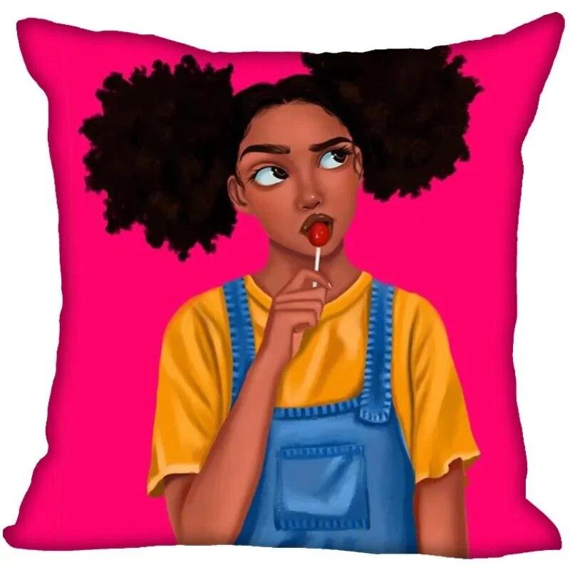 Home Sofa Office Cushion Pillowcase Wholesale New African Cartoon Women's Geometric