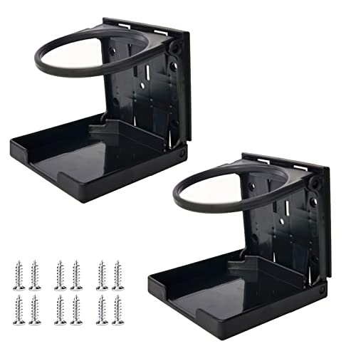 

Автомобильный держатель для напитков Набор из 2 штук Складной Пластиковый Держатель для Бутылок Держатель для Стакана Крепление Автомобильный Подстаканник Автомобиль/Грузовик/Лодка Универсальный В комплекте Винты